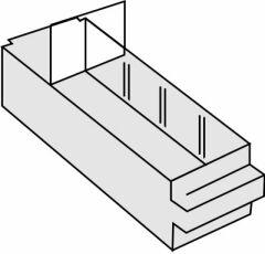 Trennwand für Schublade Typ 250-01 transparent Satz = 36 Stück RAACO