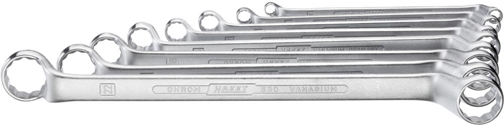 Doppelringschlüssel-Satz DIN838 6-22mm 8-teilig in Karton Hazet Doppelringschlüssel-Satz DIN838 6-22mm 8-teilig in Karton Hazet