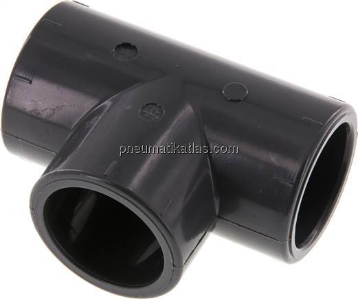 Klebemuffen-T-Stück, PVC-U, 32mm